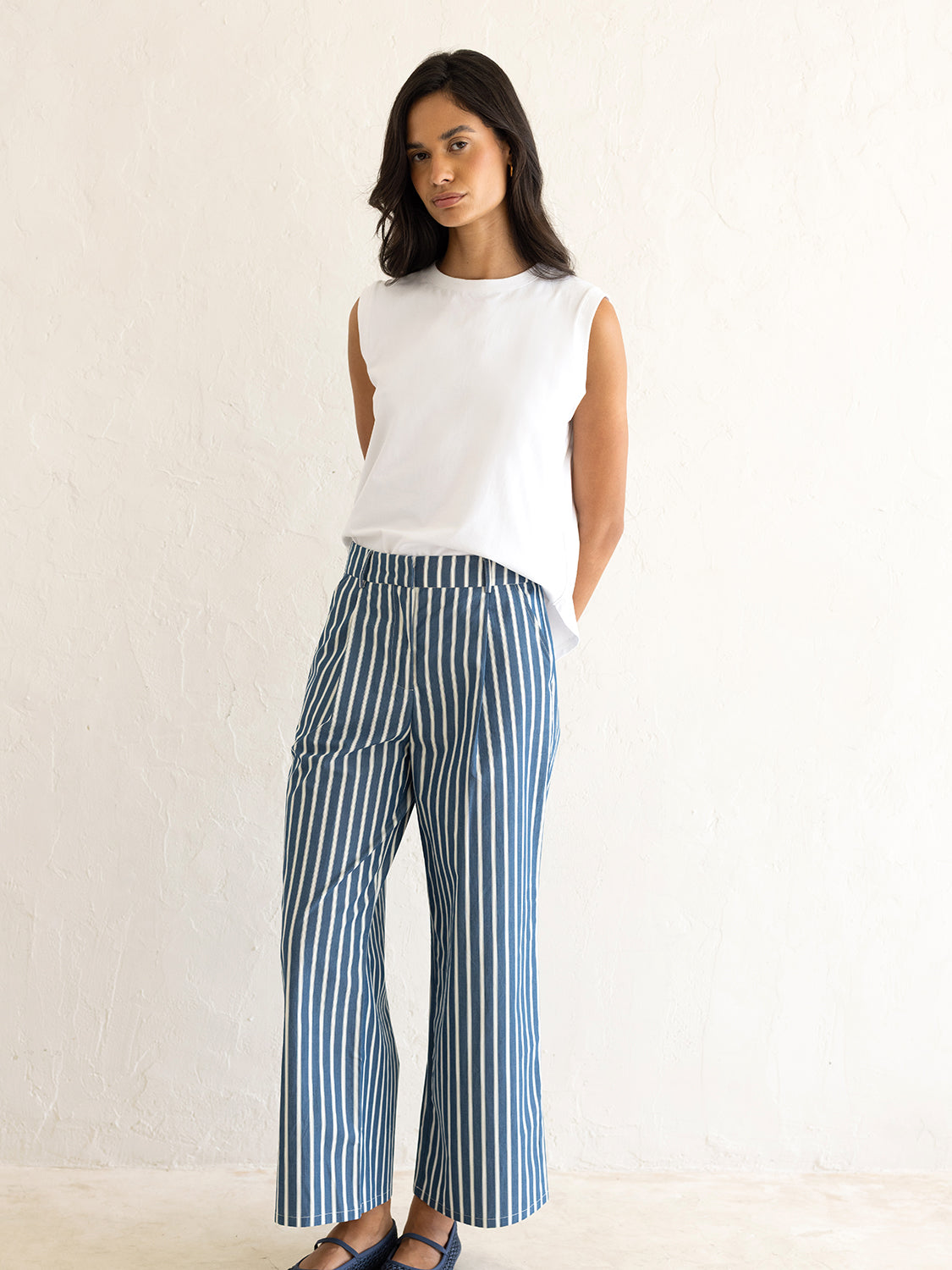 Blue Double Stripe