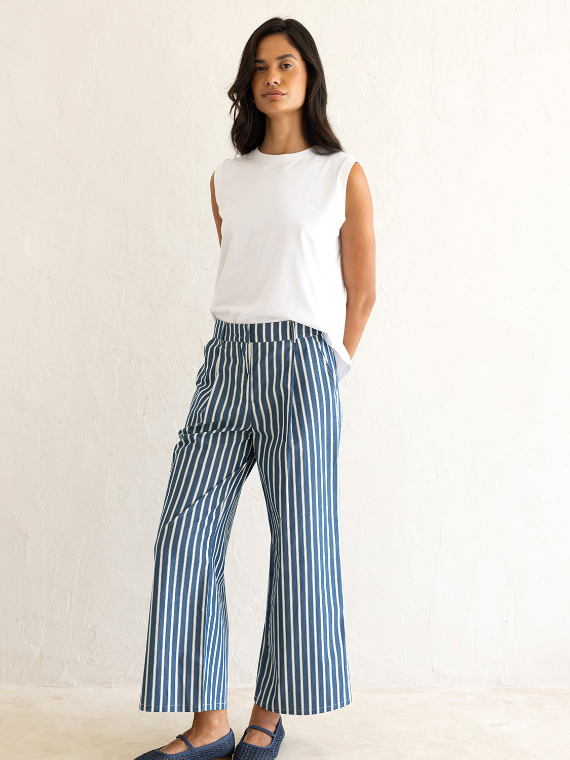 Blue Double Stripe