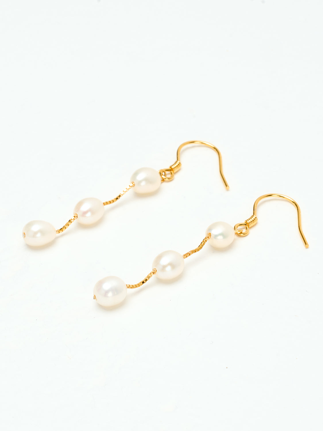 Prosper Trio Pearl Earrings