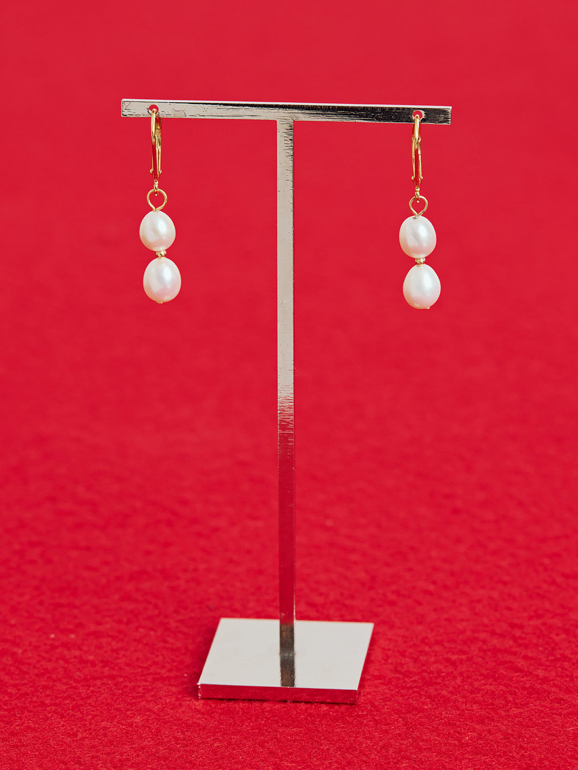 Lucky Duo Pearl Earrings