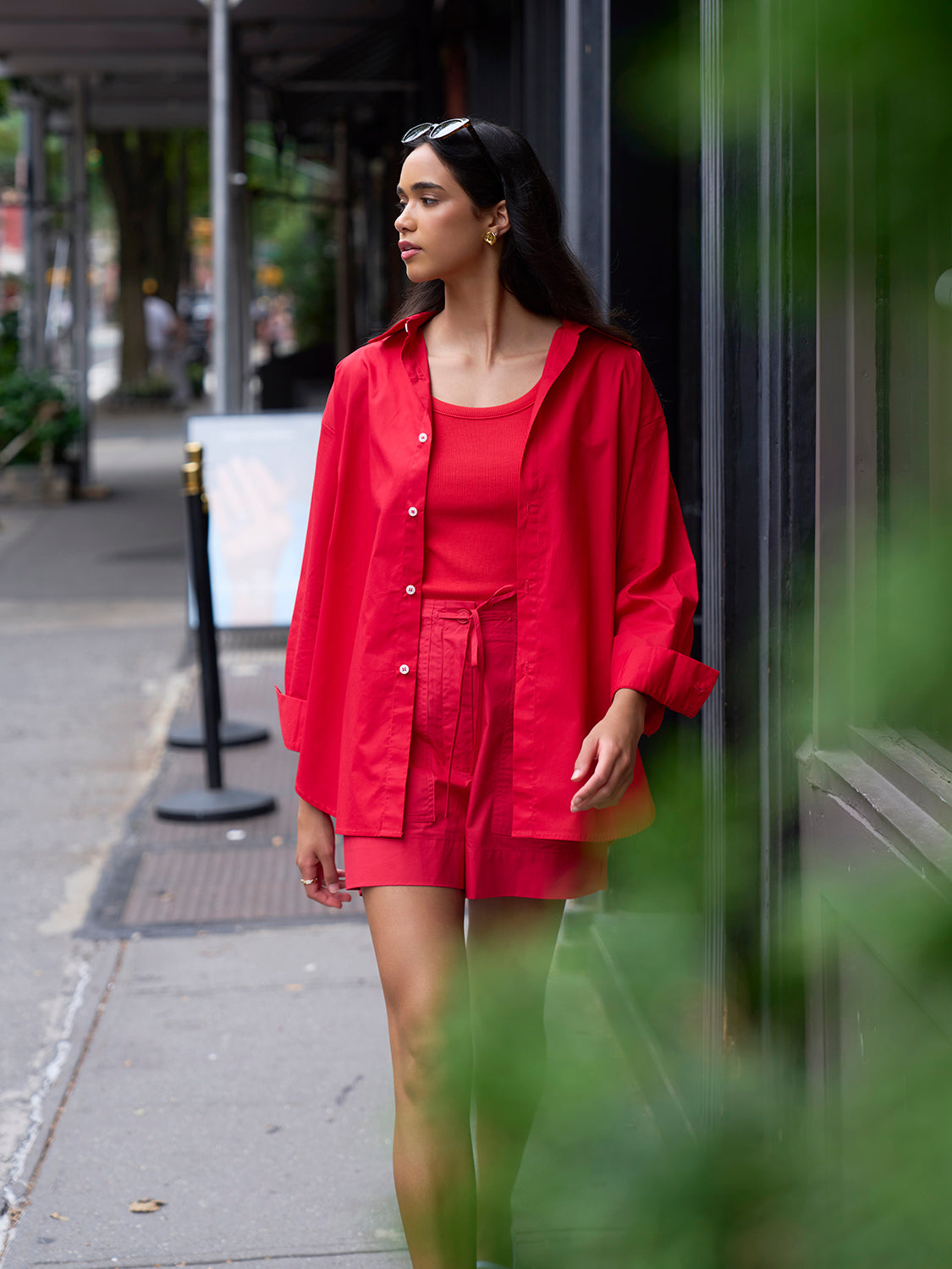 Red Poplin