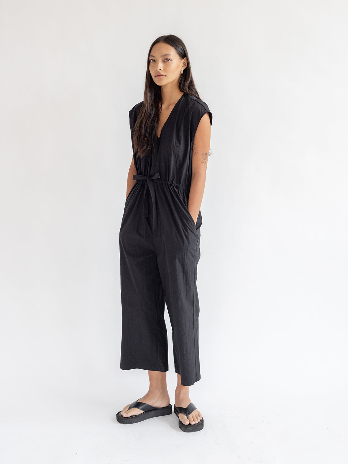 Drawstring Jumpsuit