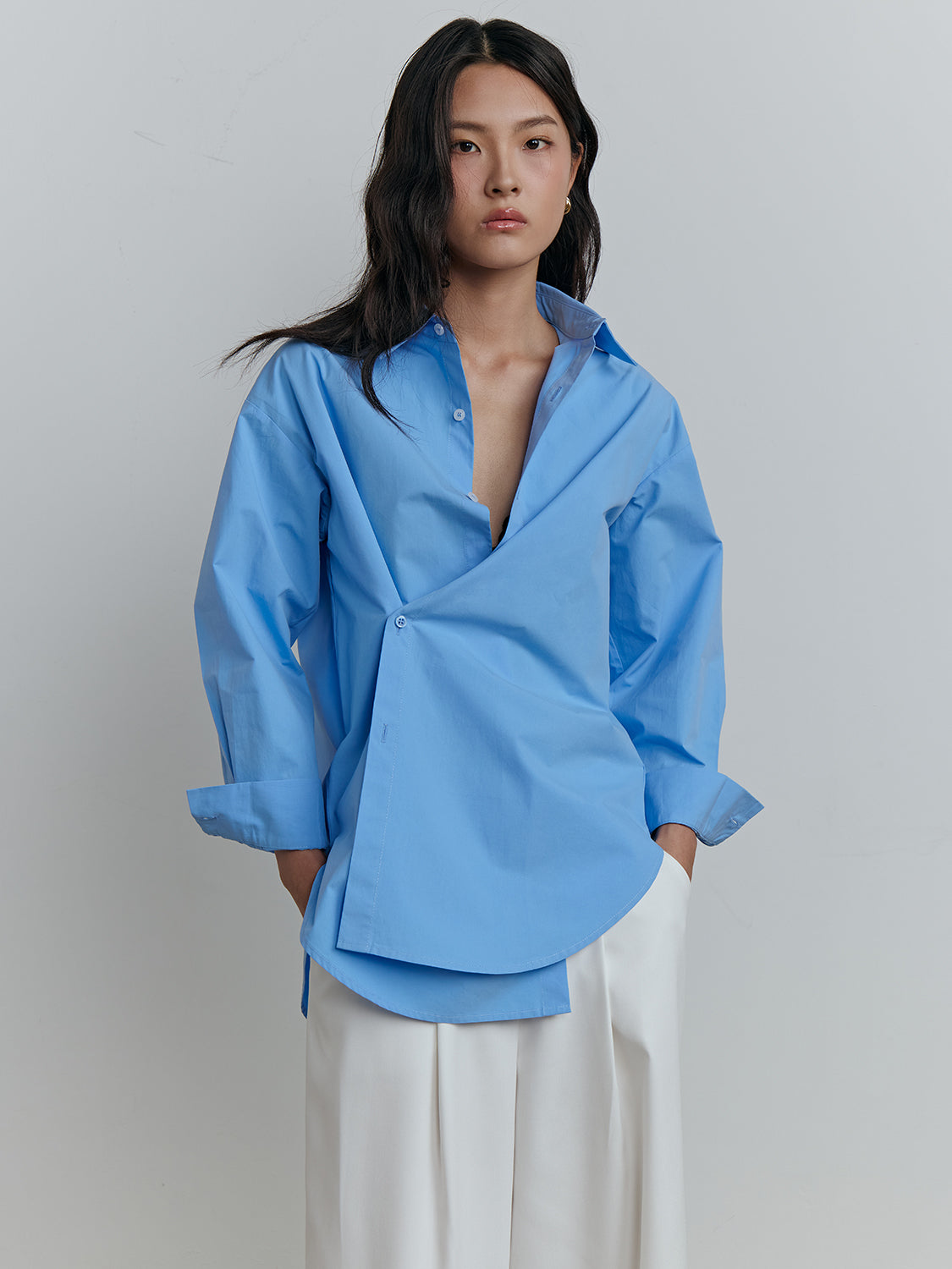 periwinkle blue poplin