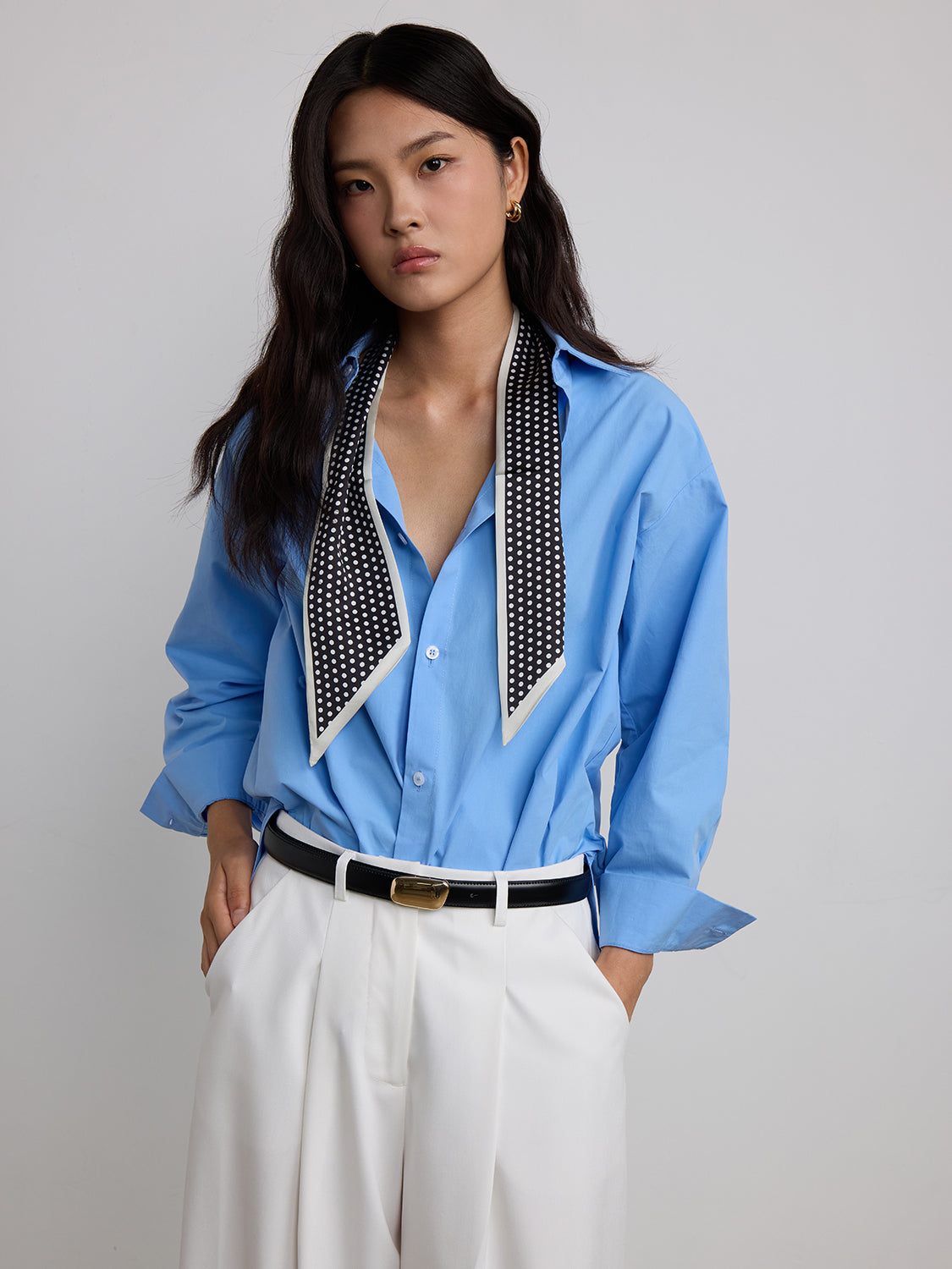 periwinkle blue poplin