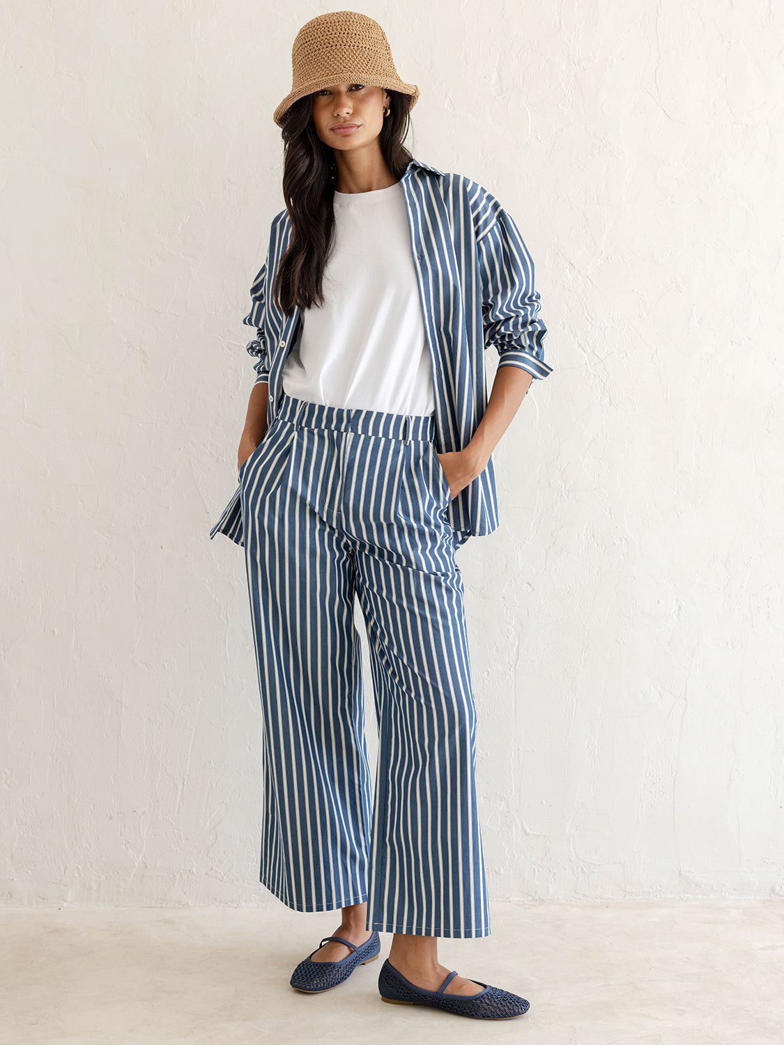 Blue Double Stripe