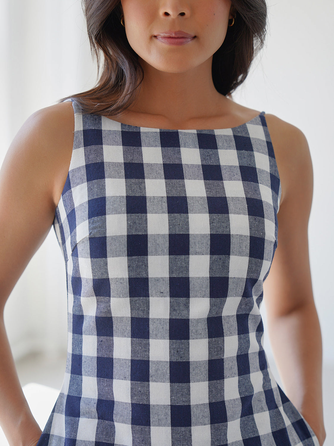 Checkered Navy