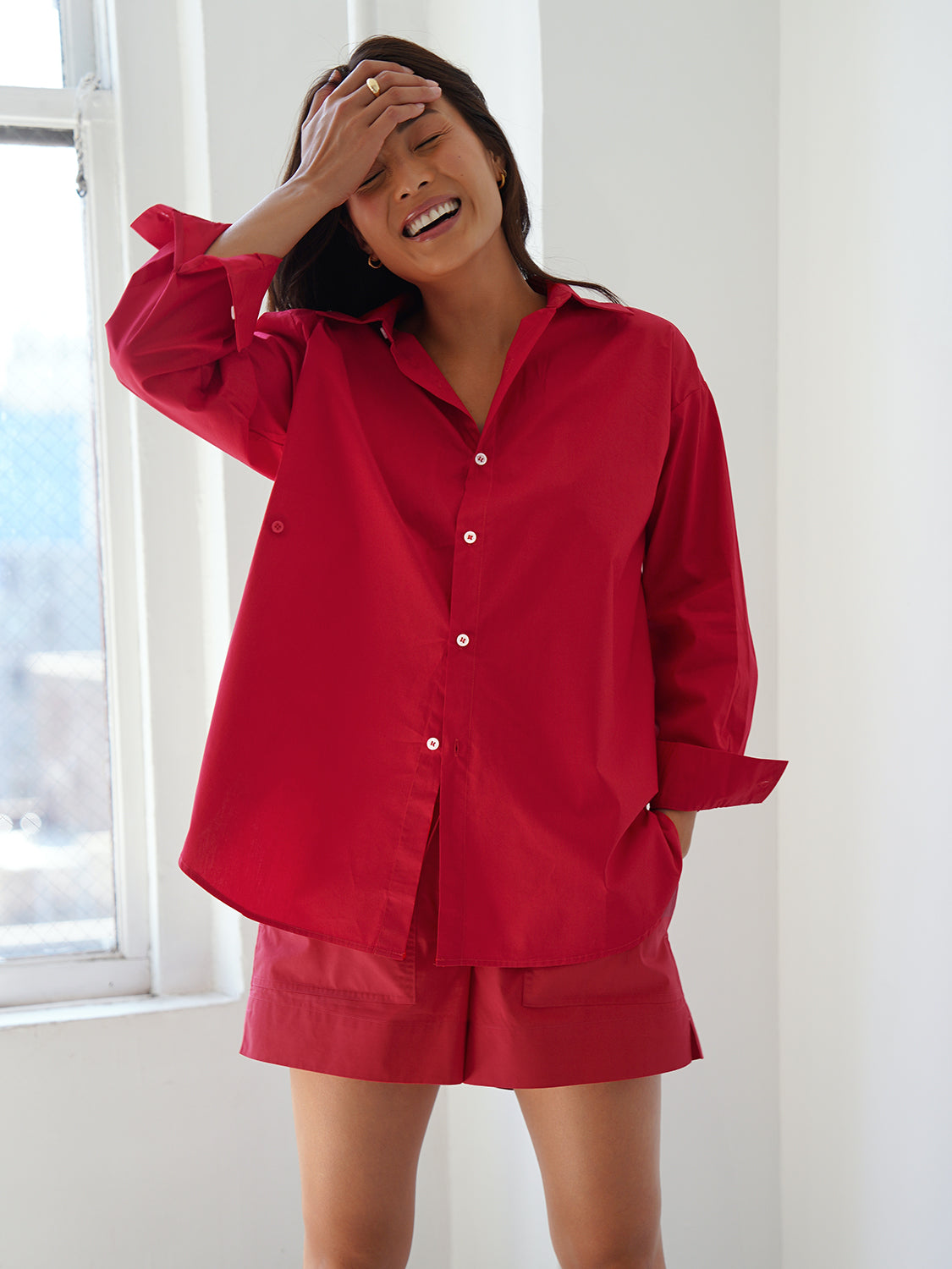 Red Poplin