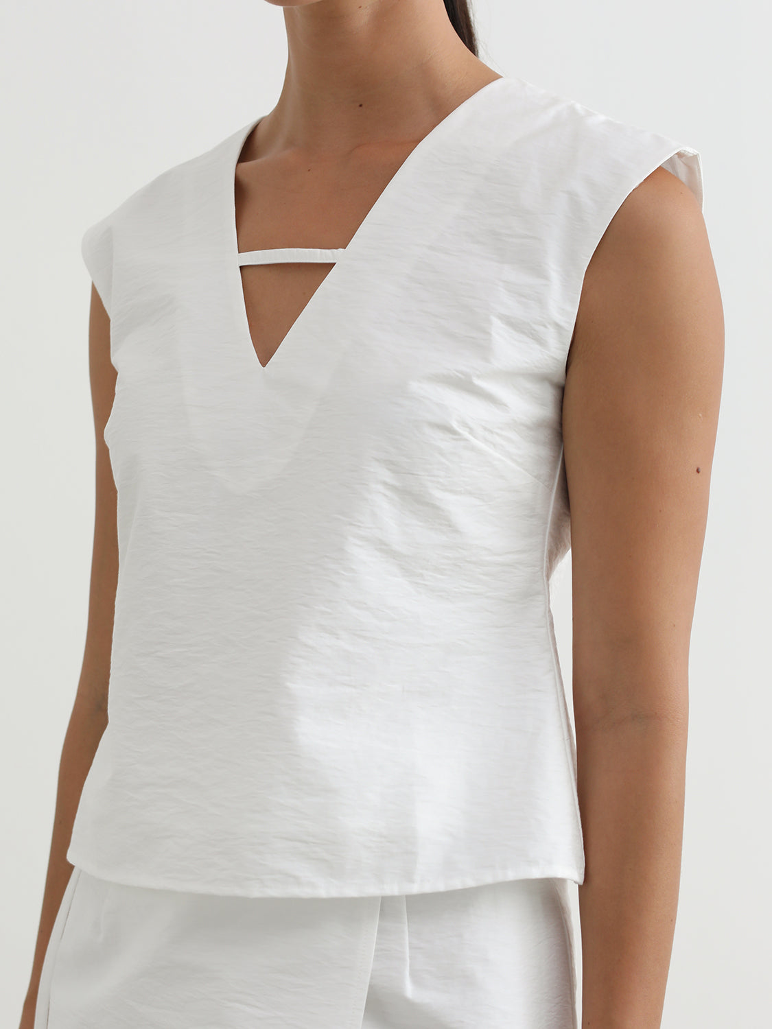 V Neck Strap Top