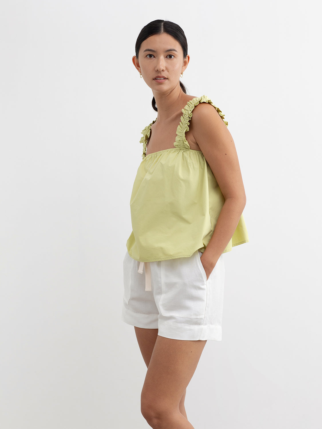 Ruffle Strap Top