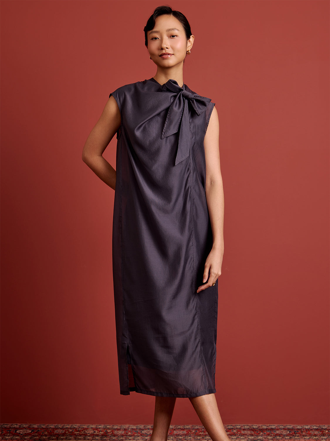 Organza Cocoon Midi Dress – goodaddition