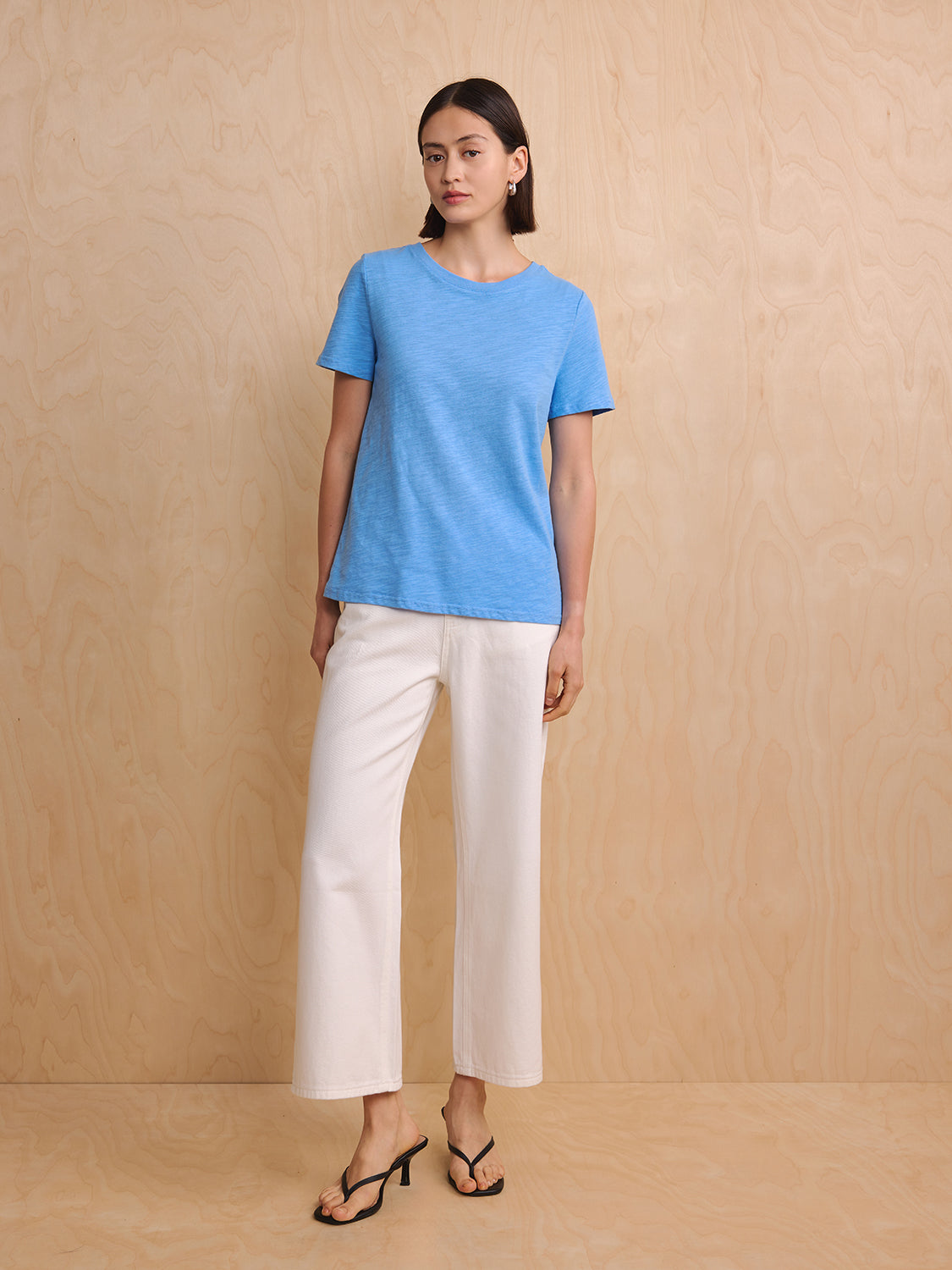 Bright Blue Slub Jersey