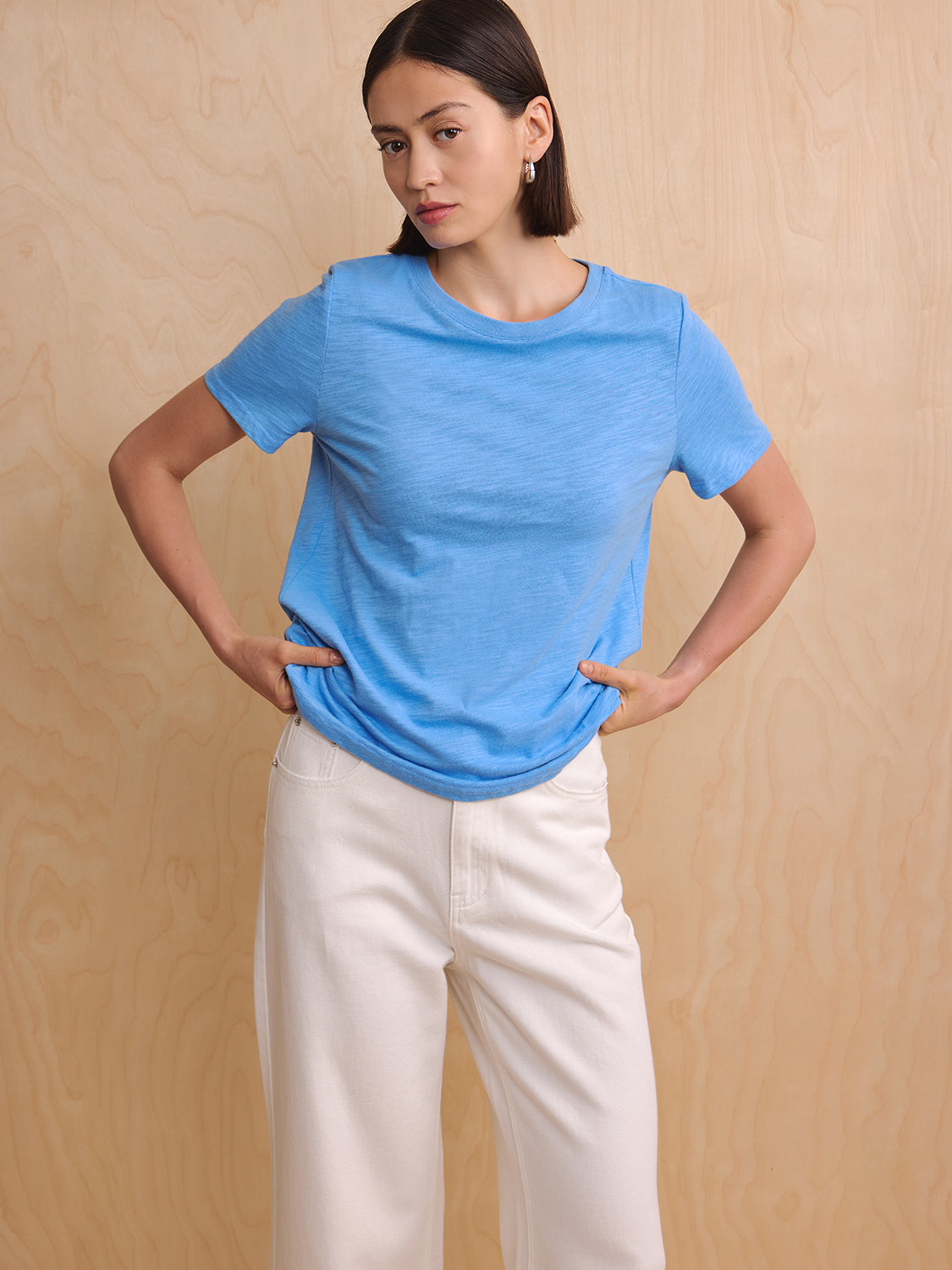 Bright Blue Slub Jersey