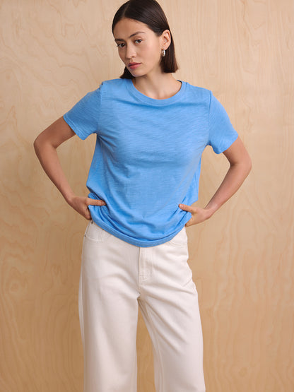 Bright Blue Slub Jersey