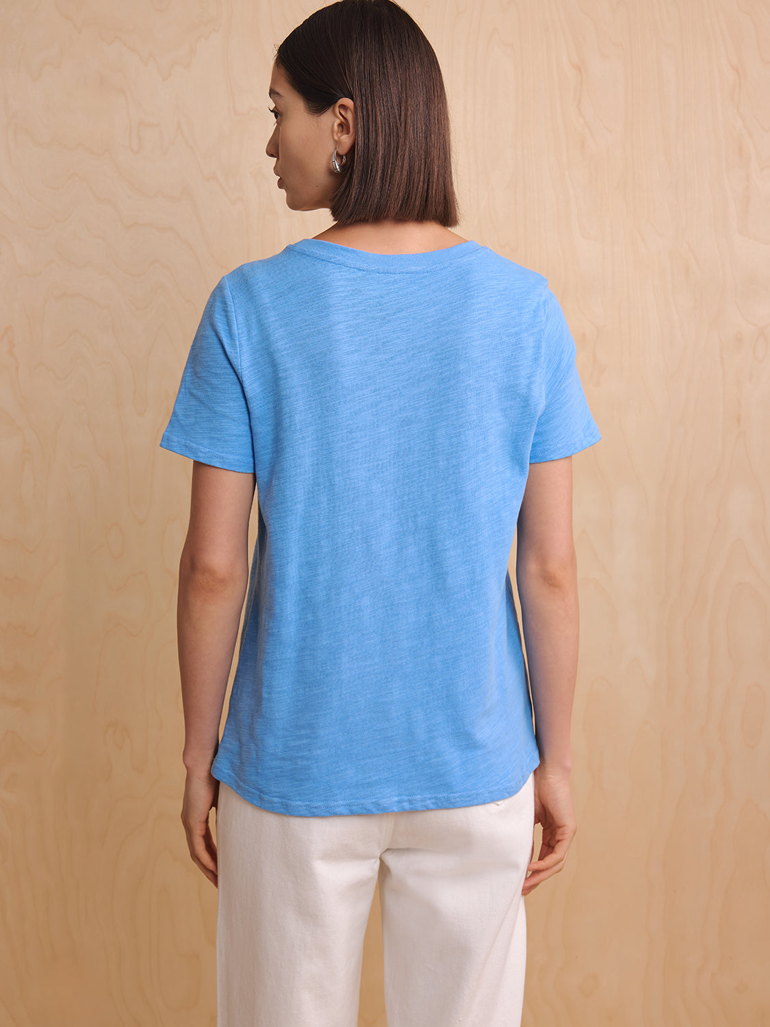 Bright Blue Slub Jersey