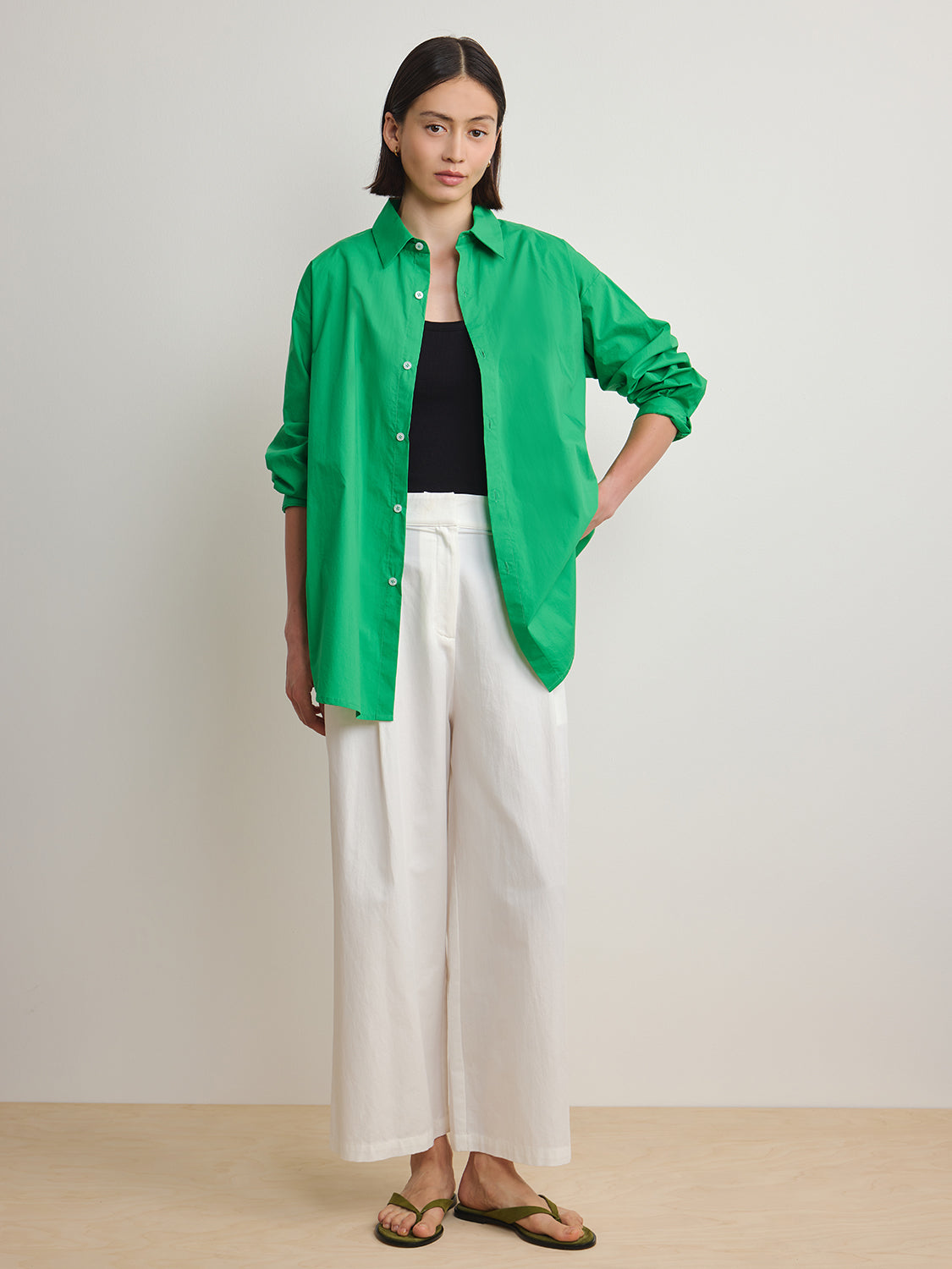 Green Poplin