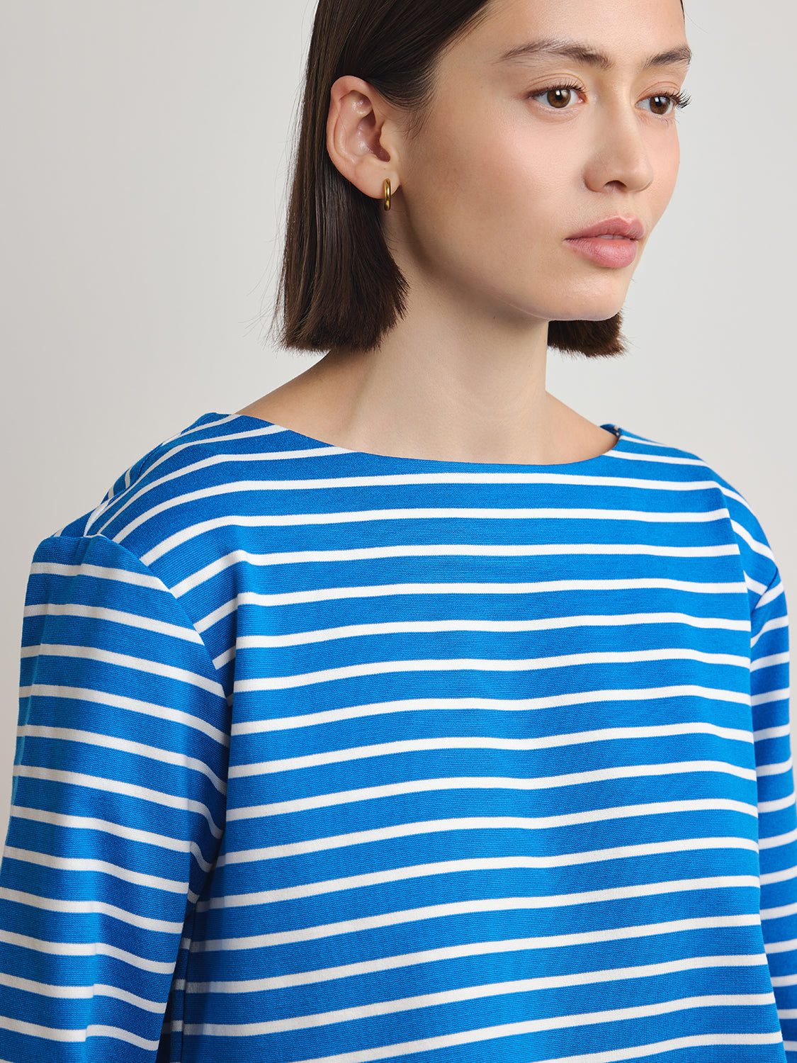 Blue White Stripe