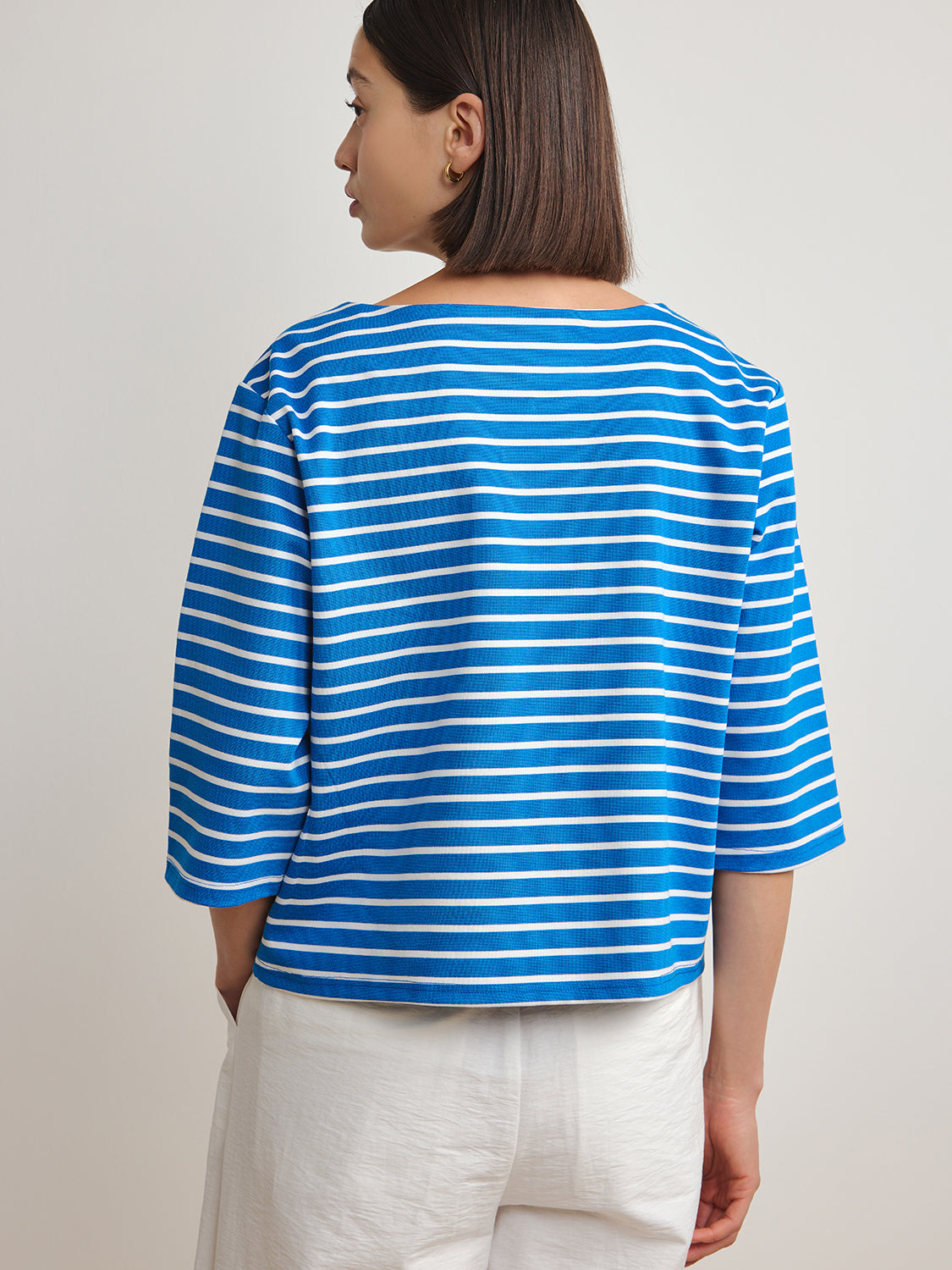Blue White Stripe