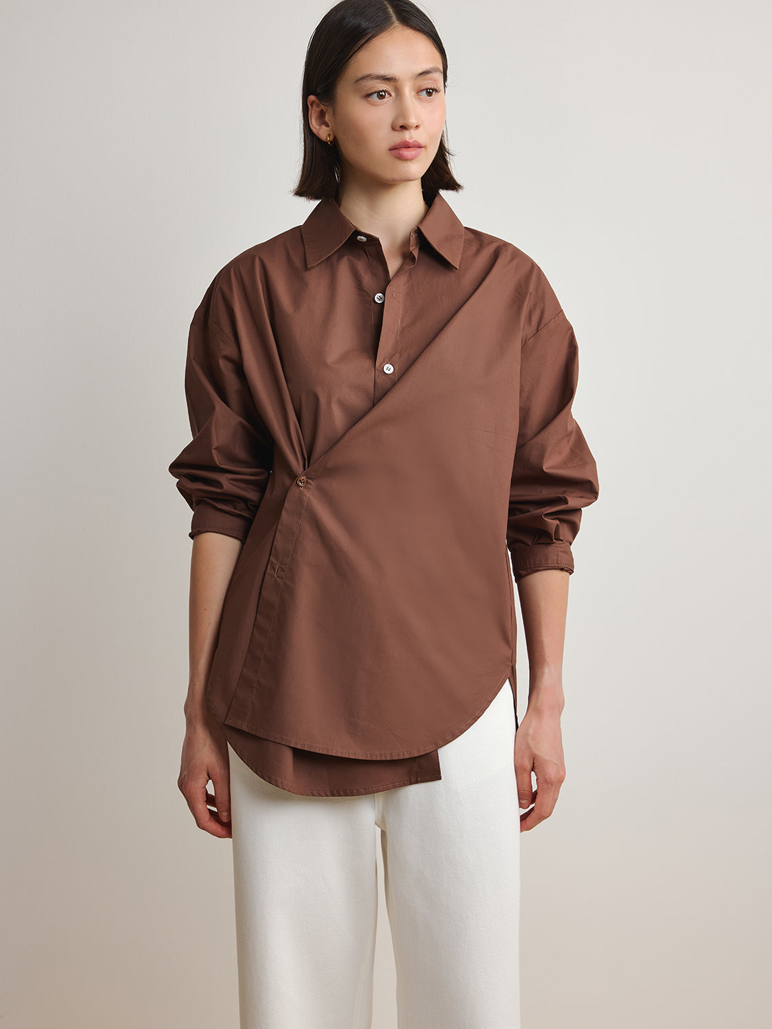 Brown Poplin