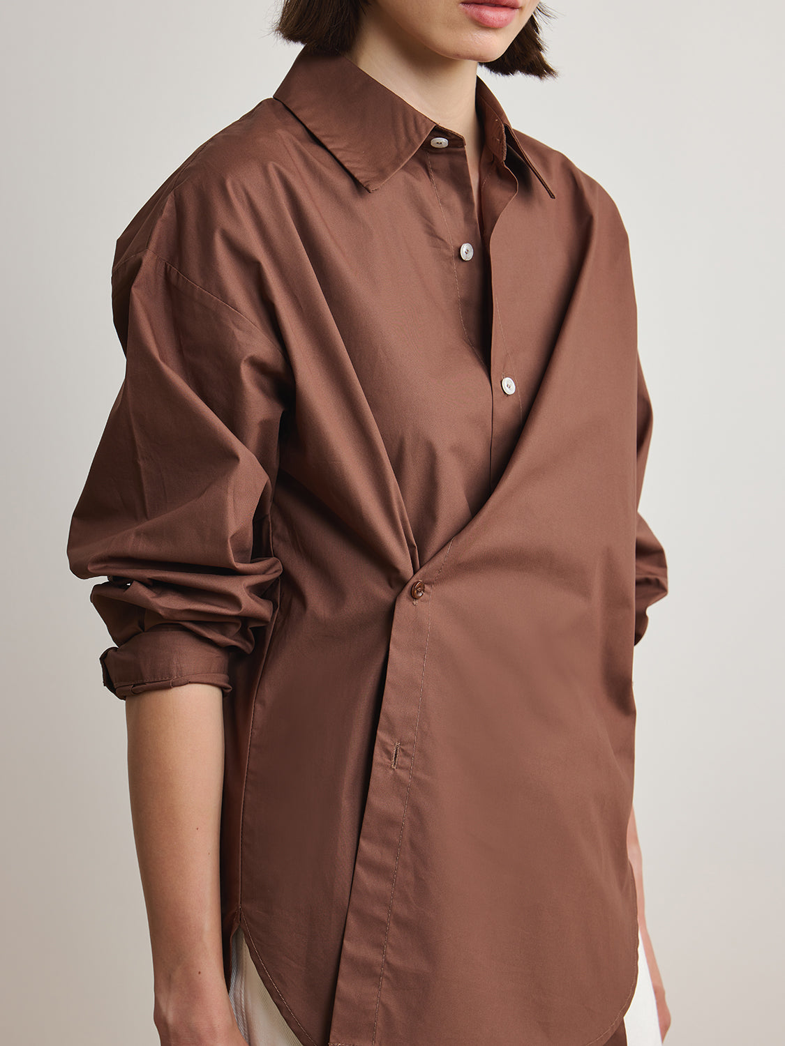 Brown Poplin