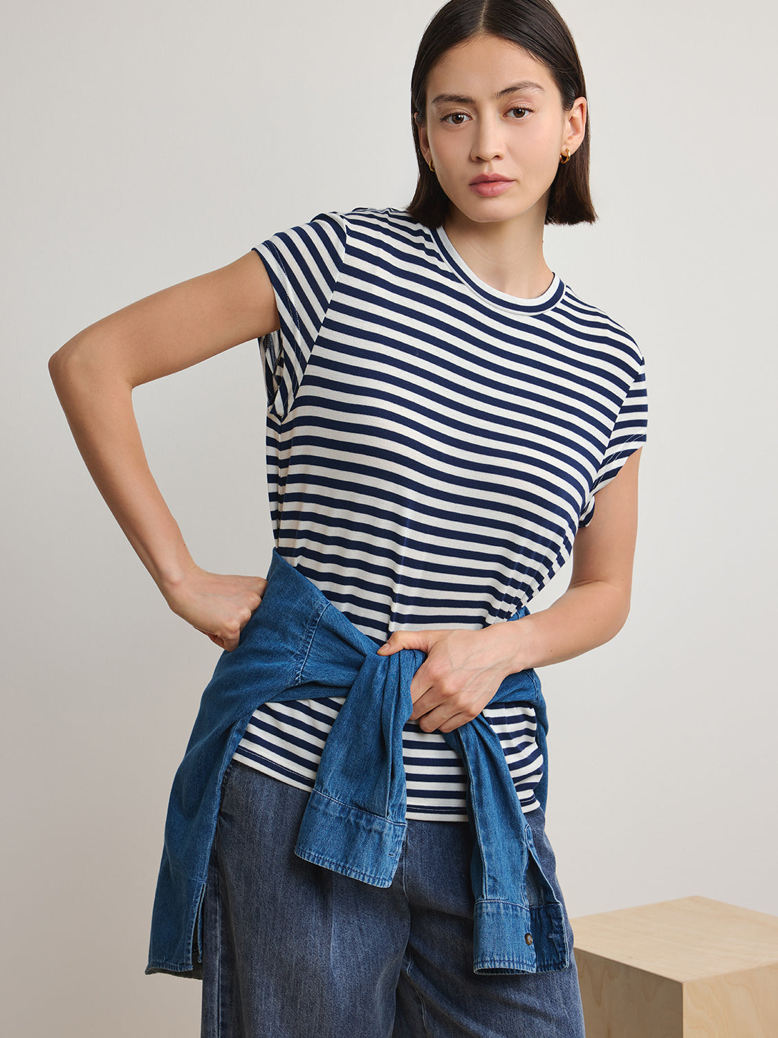 Navy Stripe