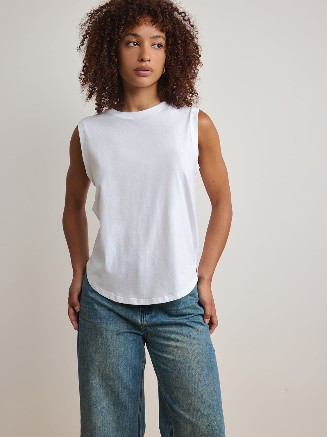 Boxy Muscle Tank - Always On – goodaddition