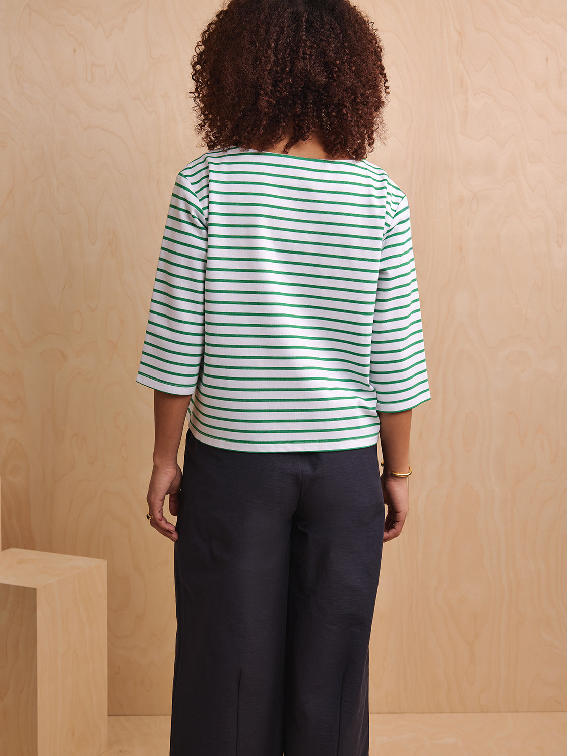 White Green Stripe