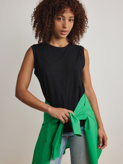 Black Slub Jersey