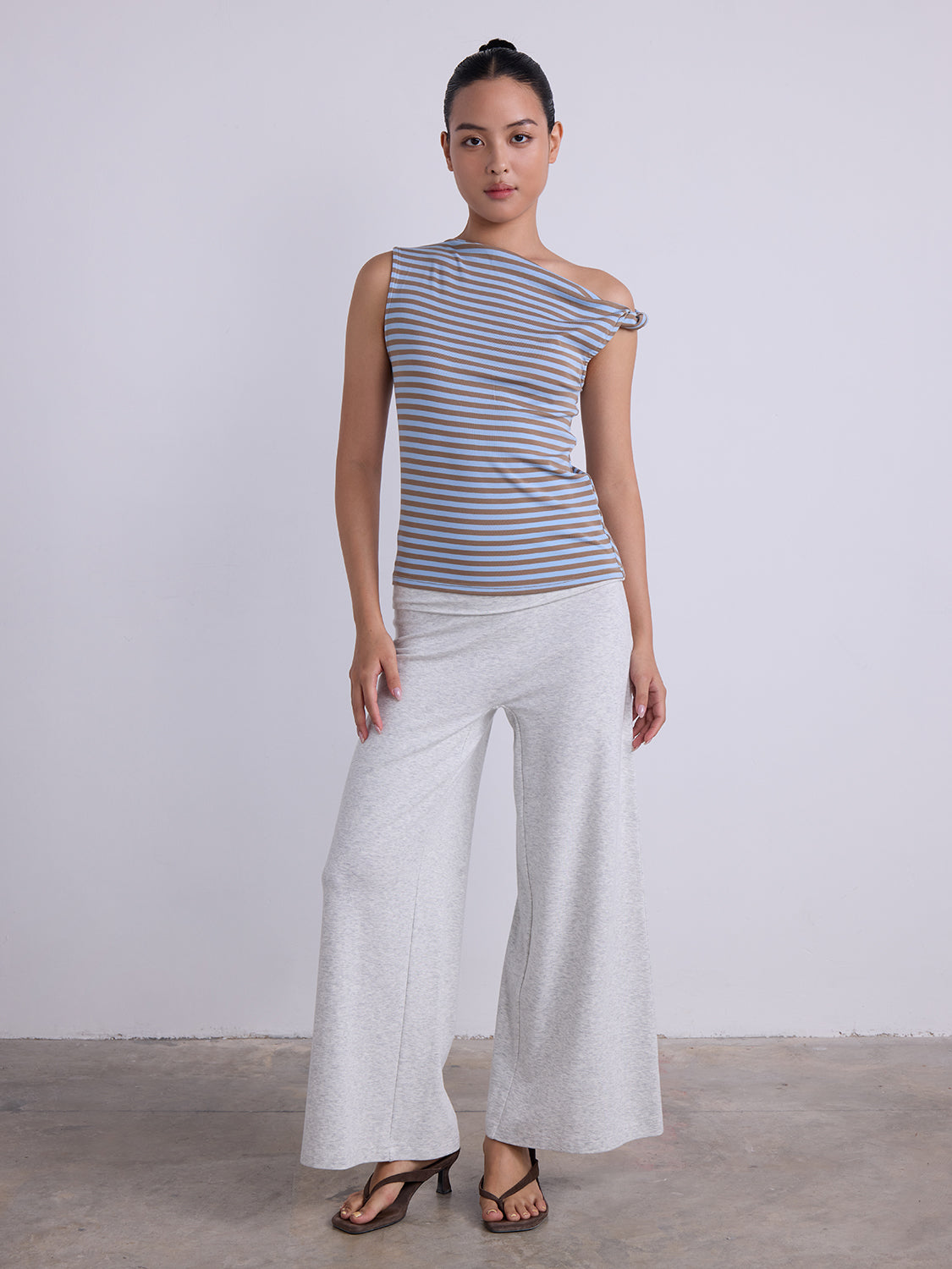 Blue Brown Stripe