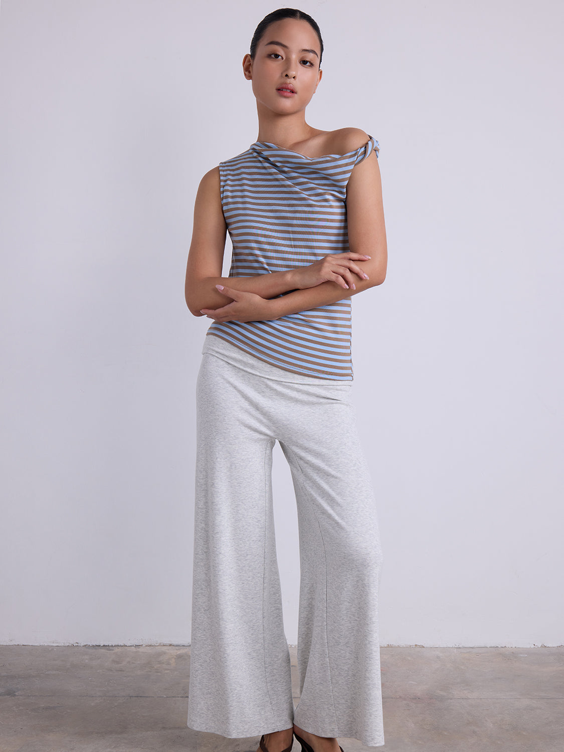 Blue Brown Stripe