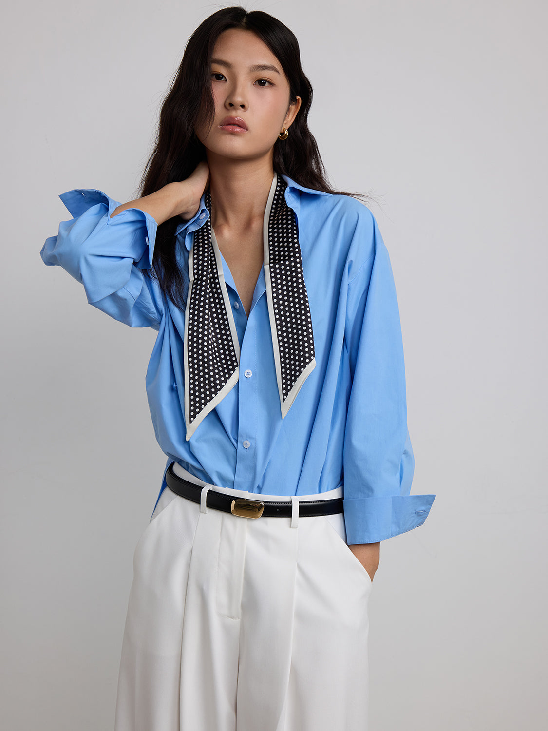 periwinkle blue poplin