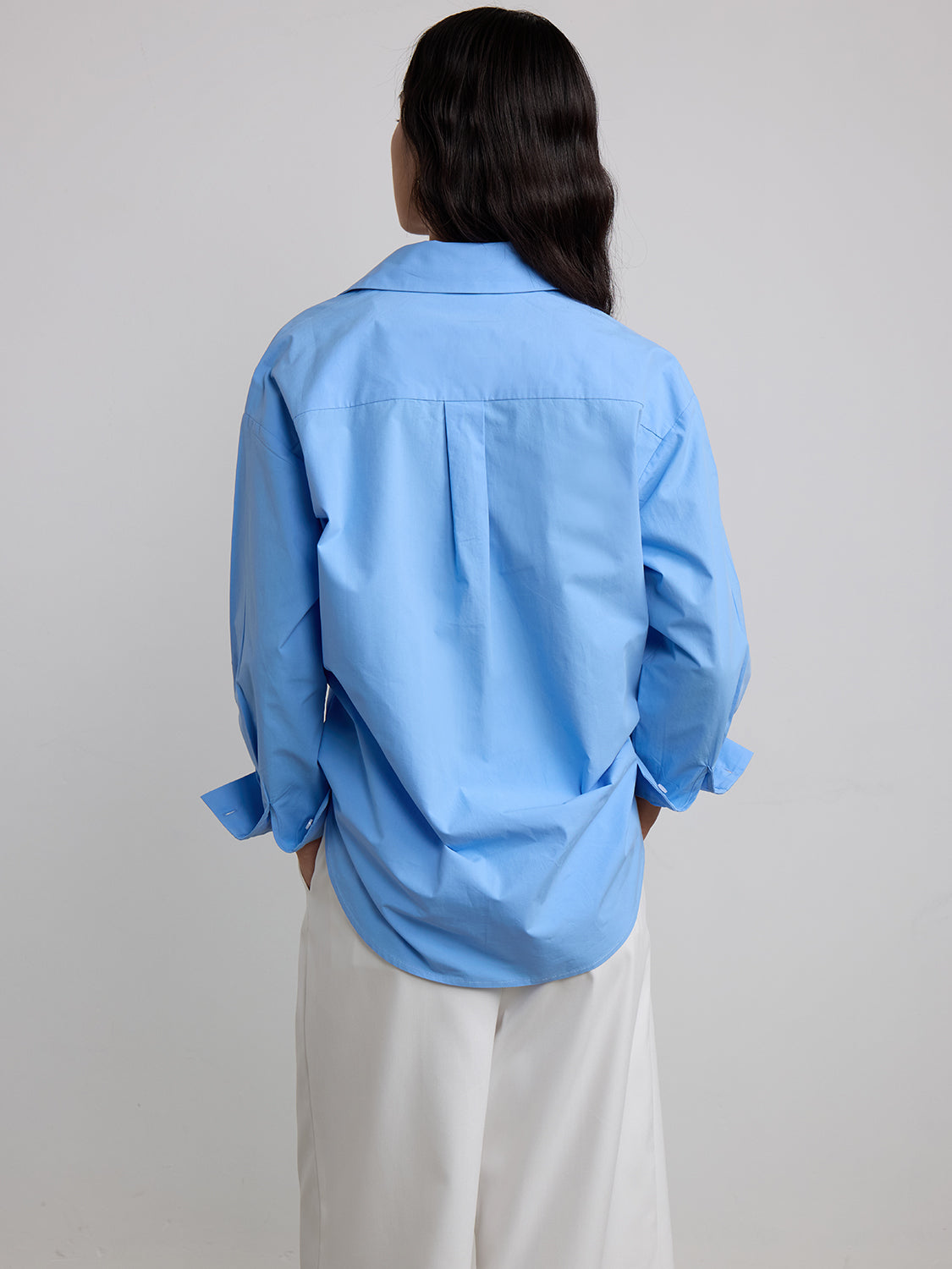 periwinkle blue poplin