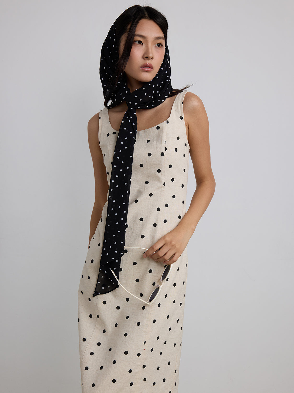 polka dot beige