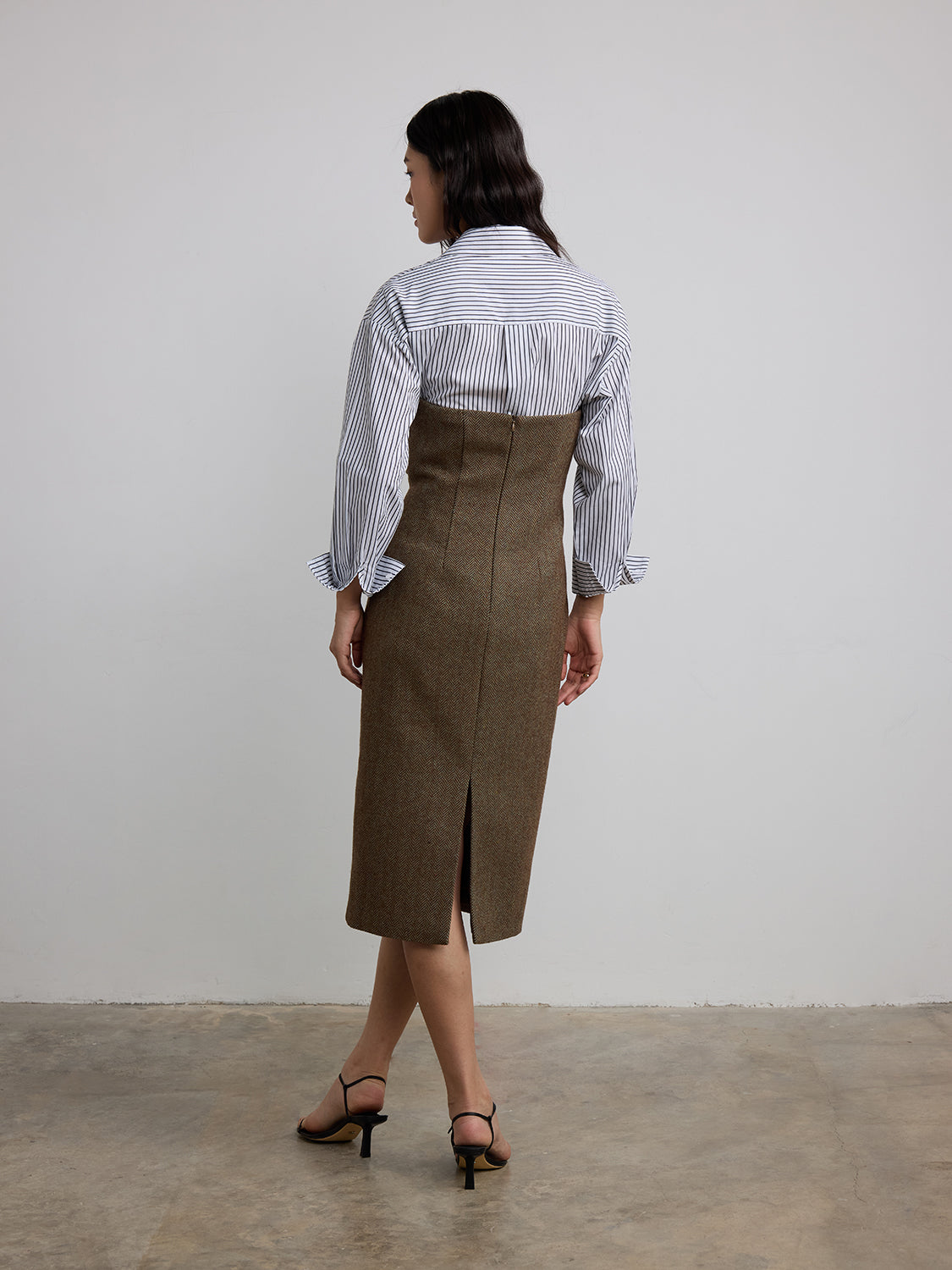 herringbone brown