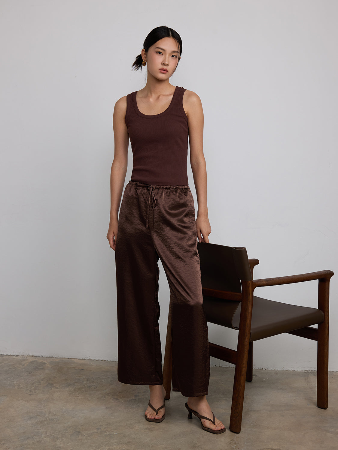brown satin