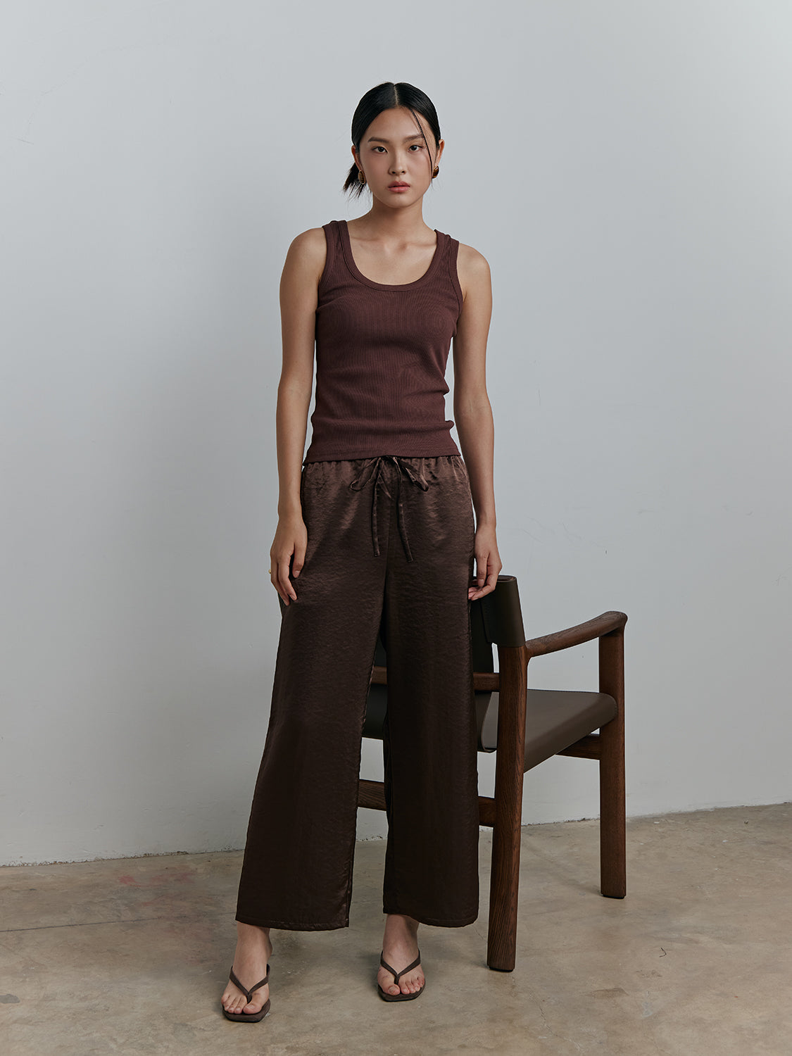 brown satin