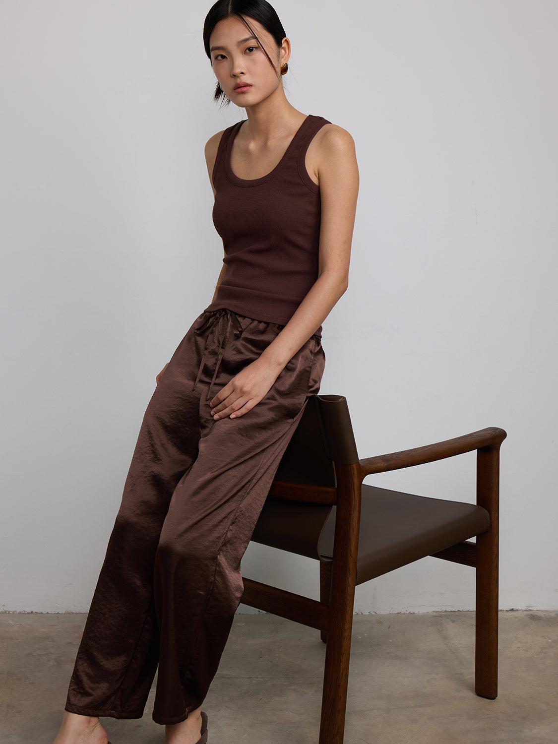 brown satin