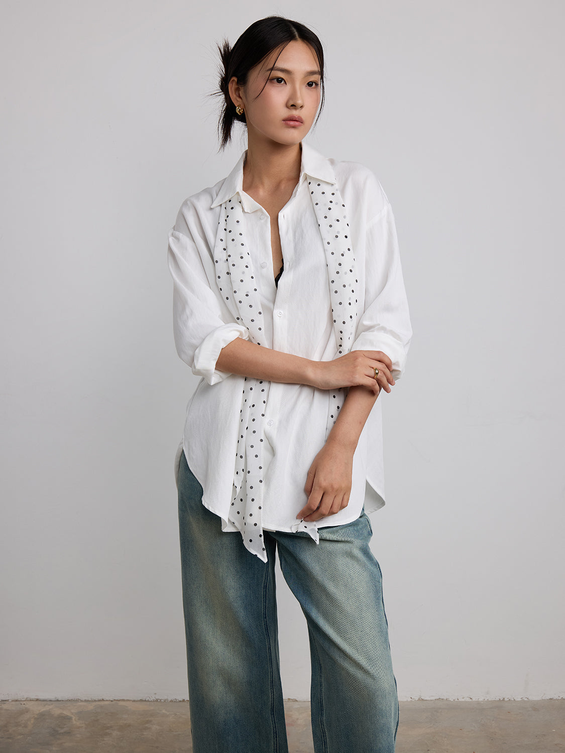 cream rayon