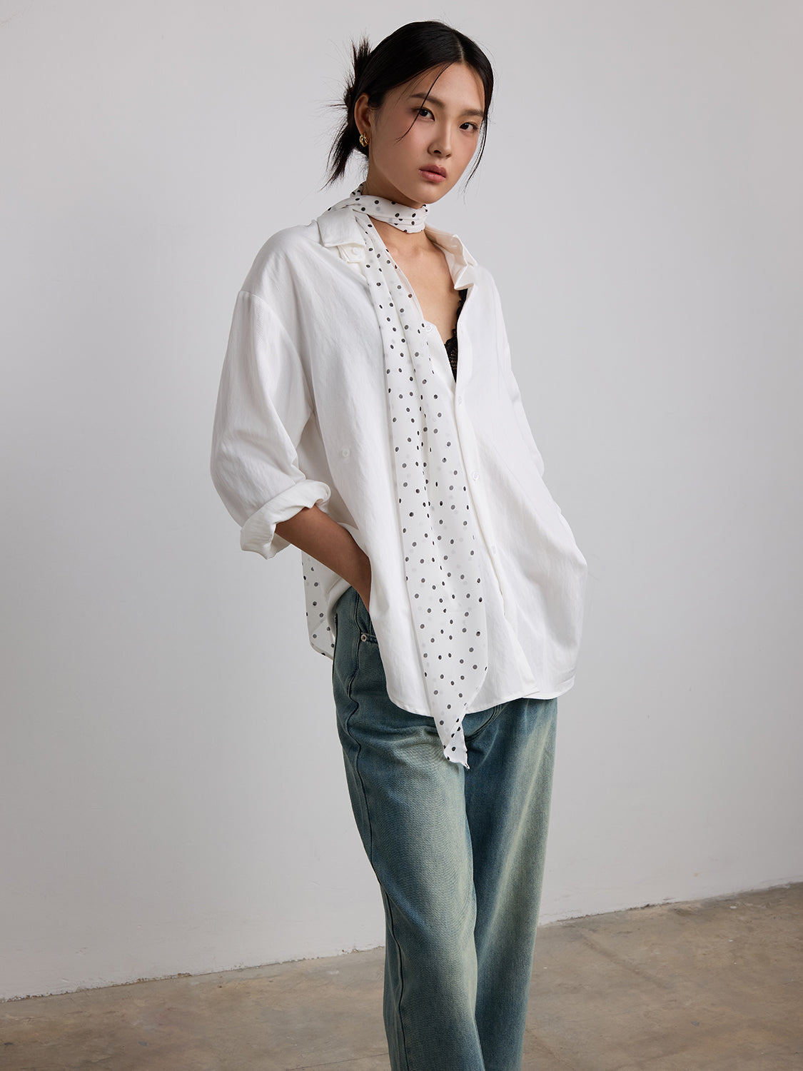 cream rayon