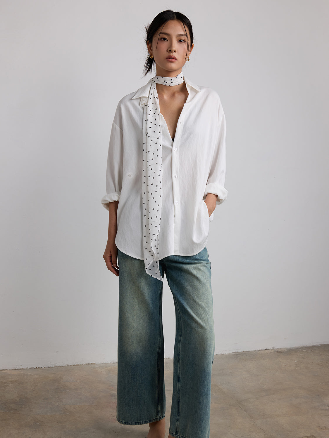 cream rayon