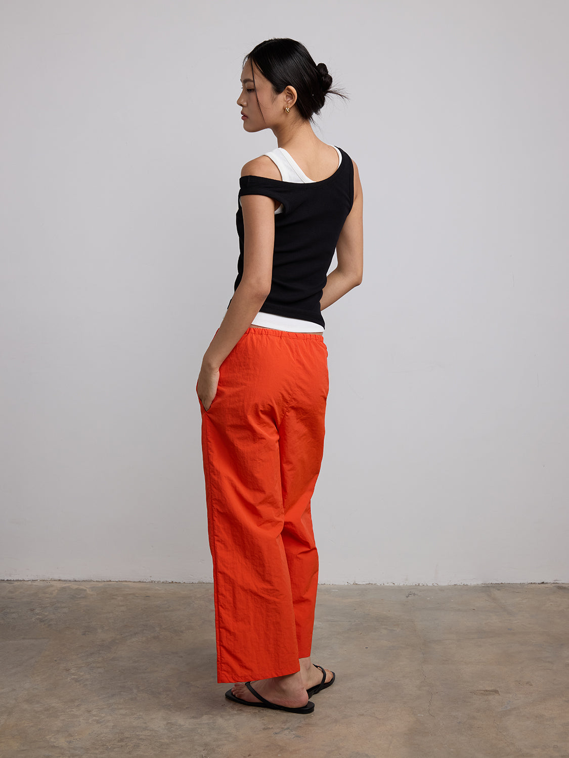 tomato orange poly blend
