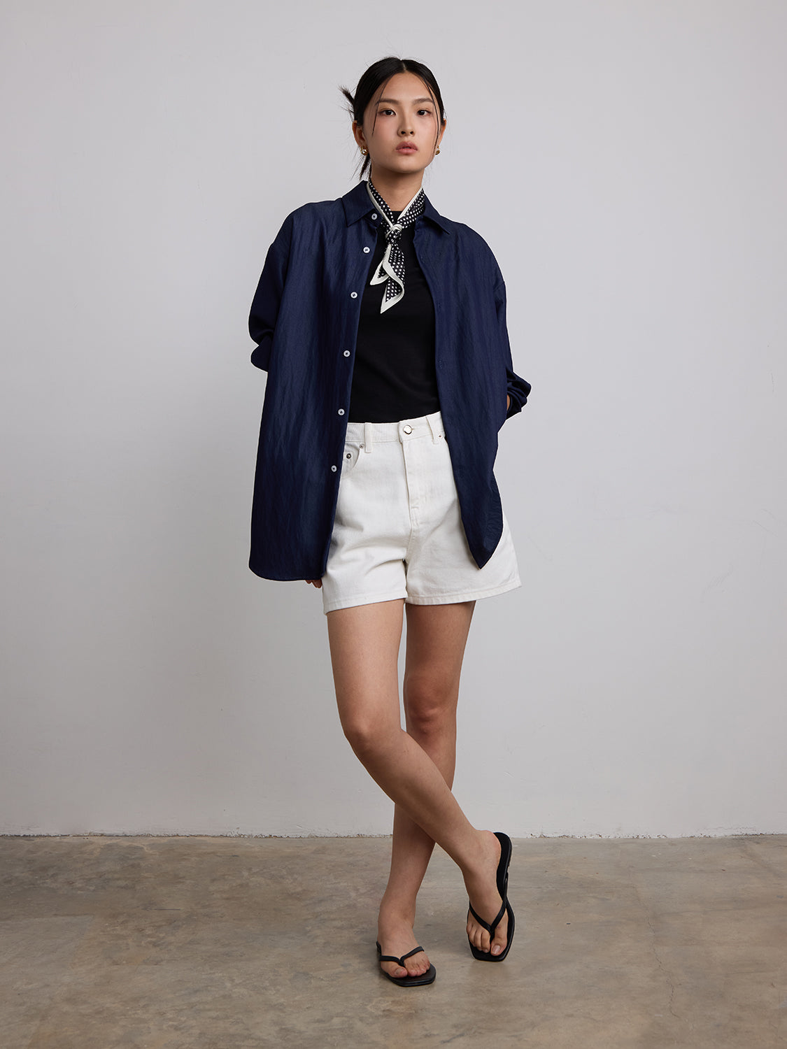 navy rayon