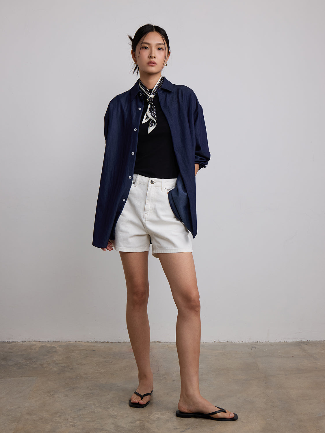 navy rayon
