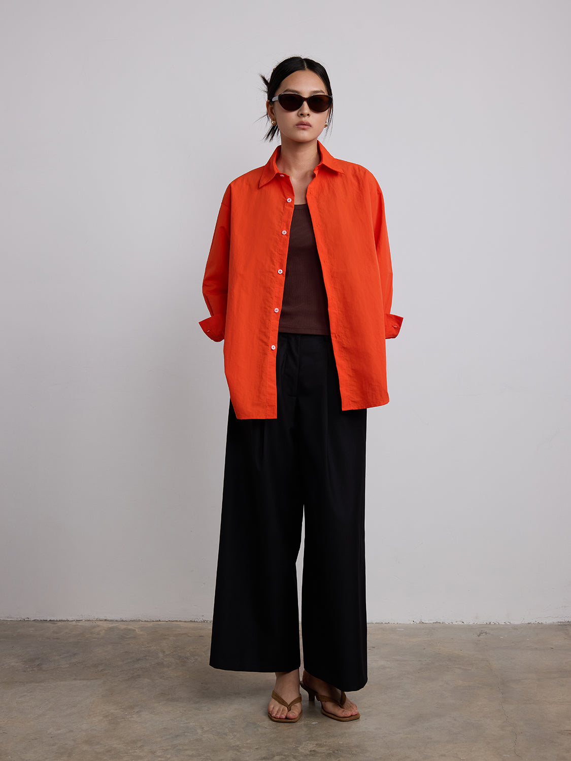 tomato orange poly blend