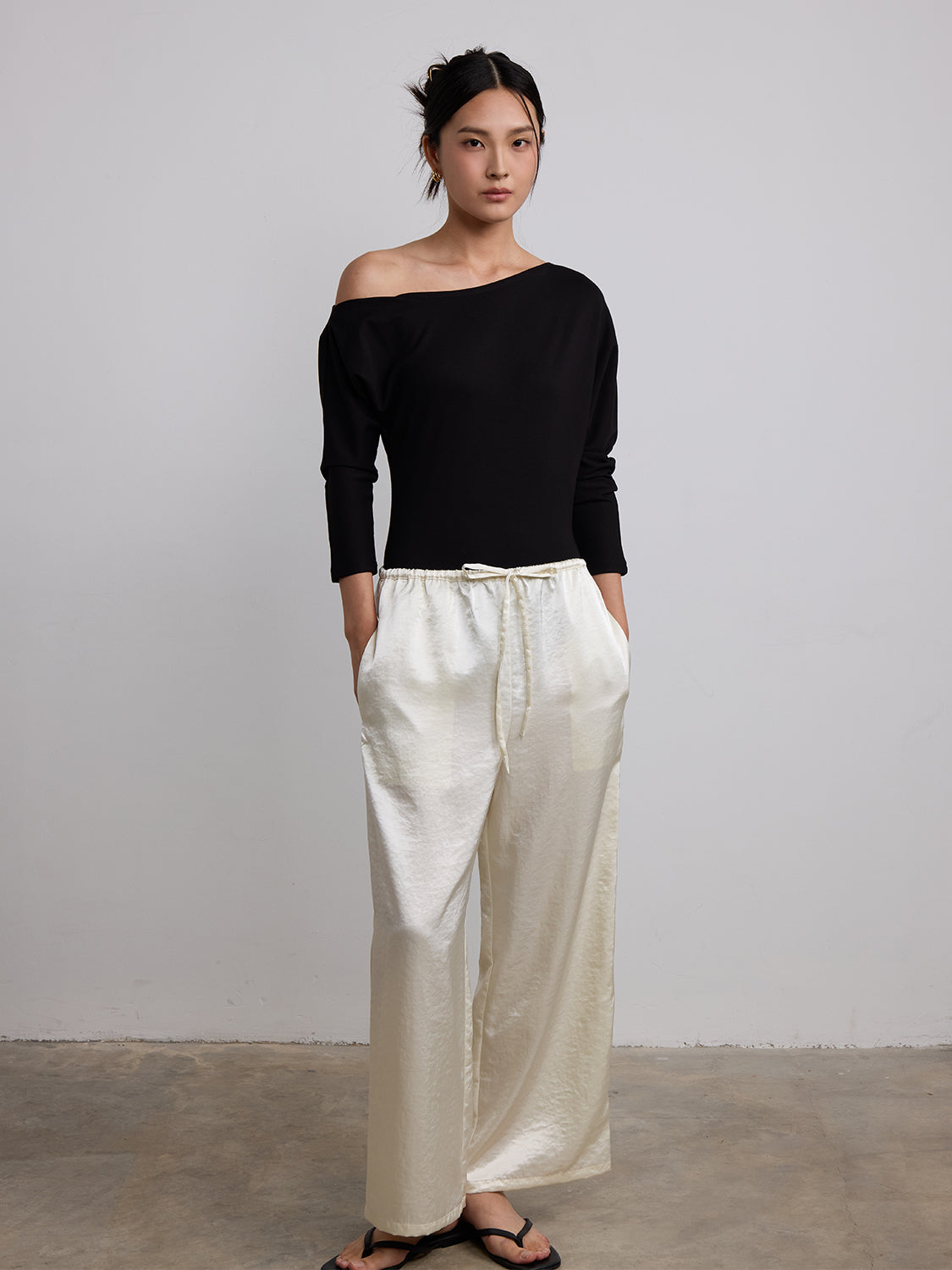 cream satin