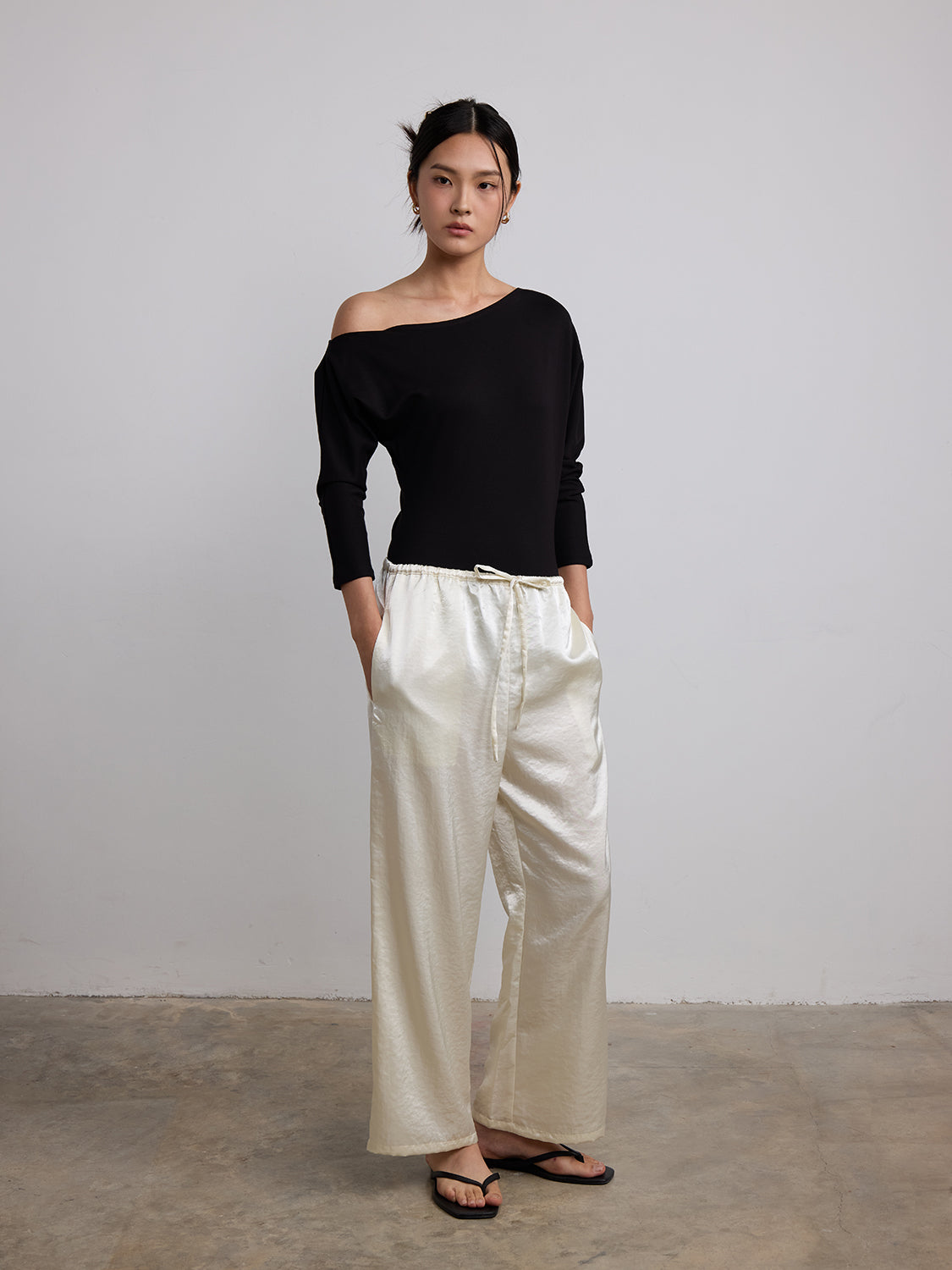cream satin
