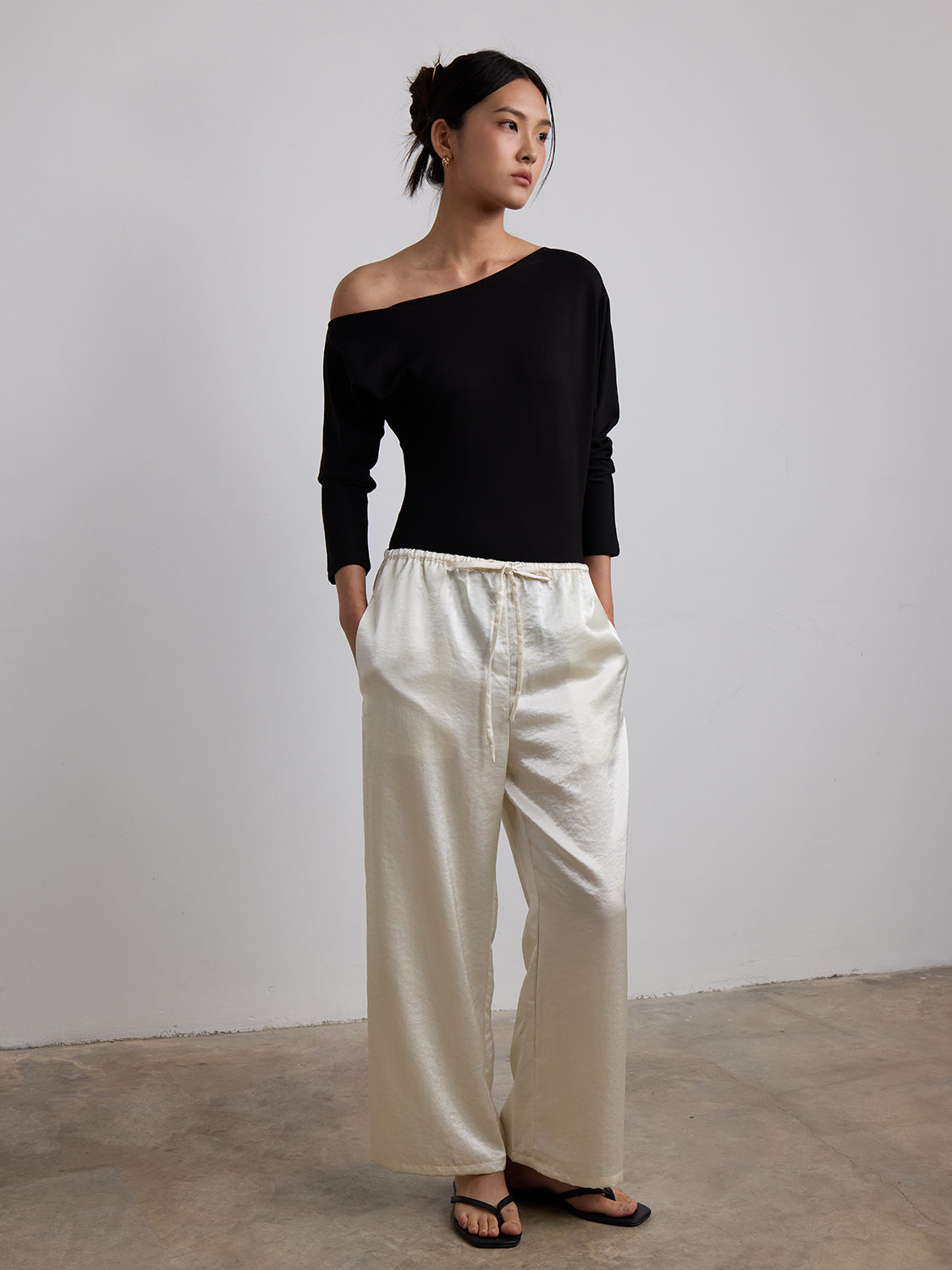 cream satin