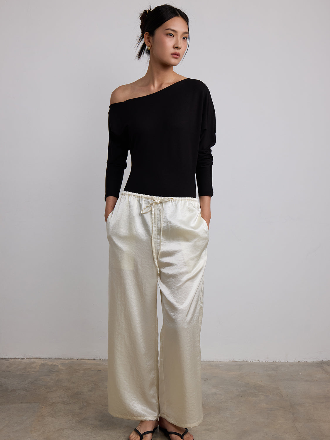 cream satin