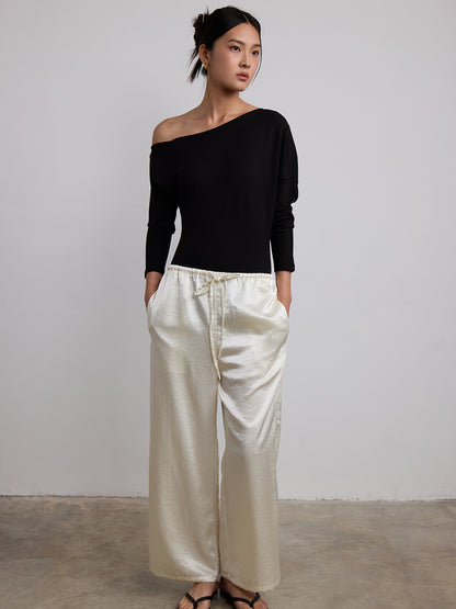 cream satin