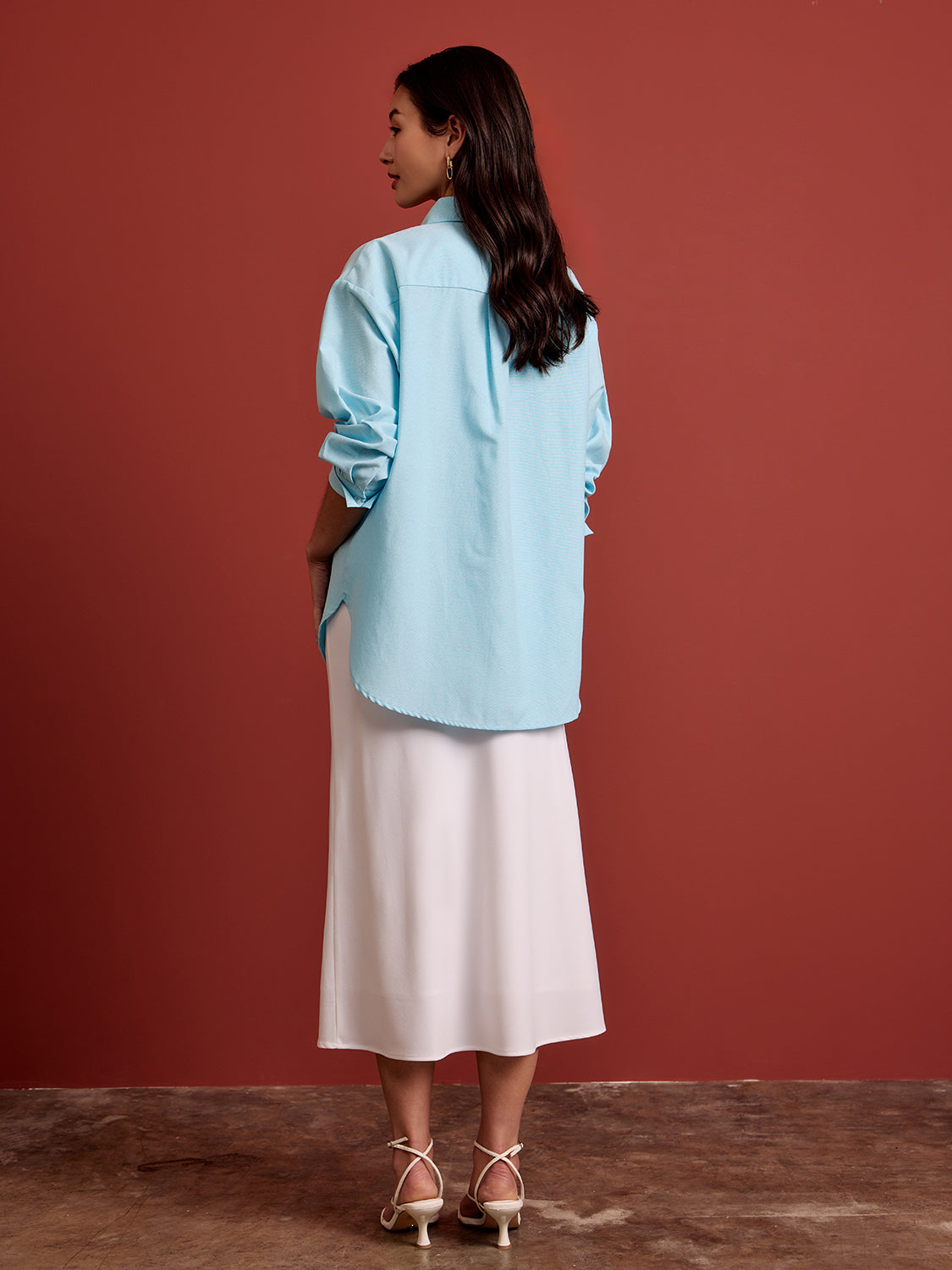 Sky Blue Solid Oxford