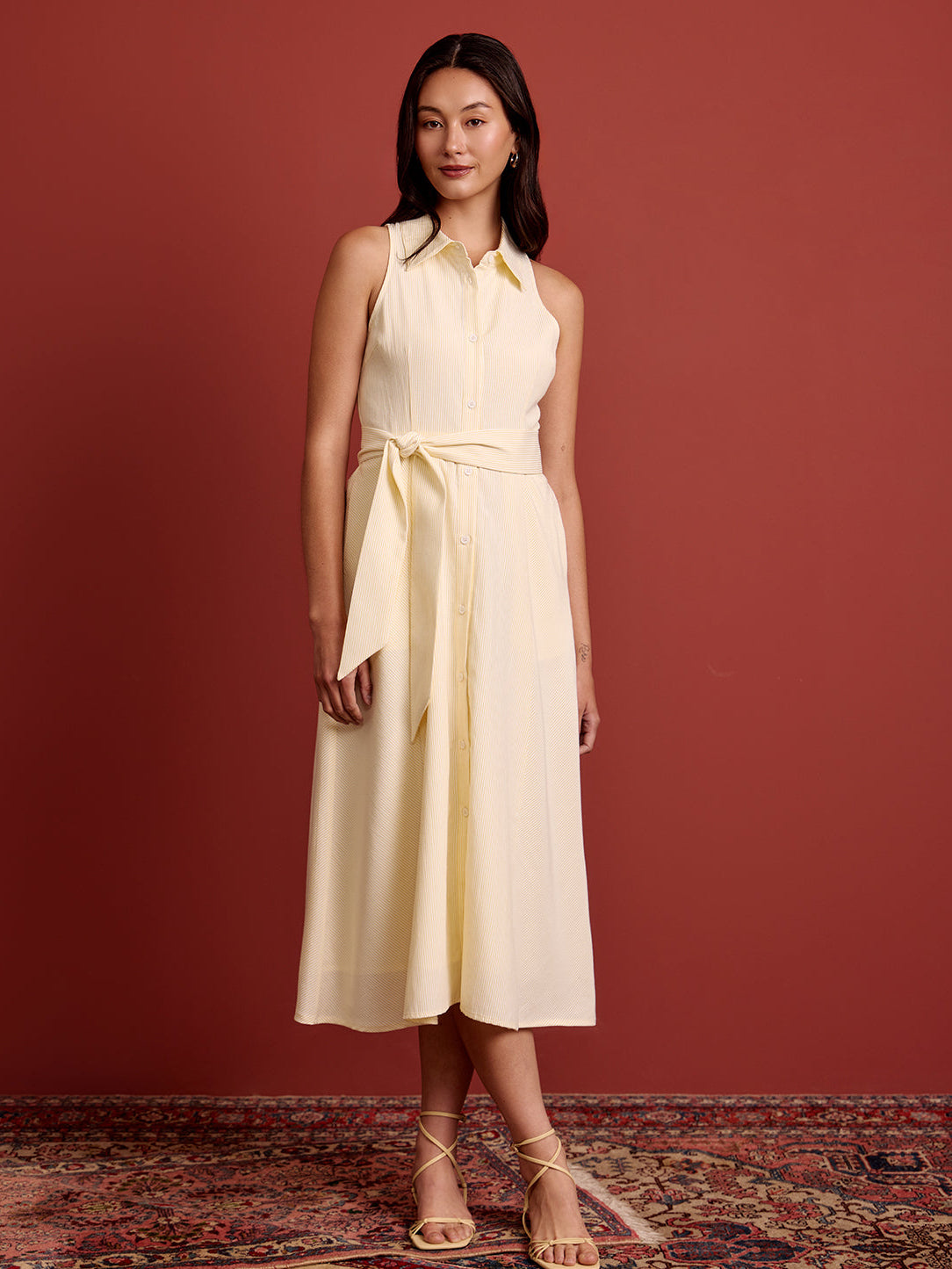 Yellow Stripe Oxford